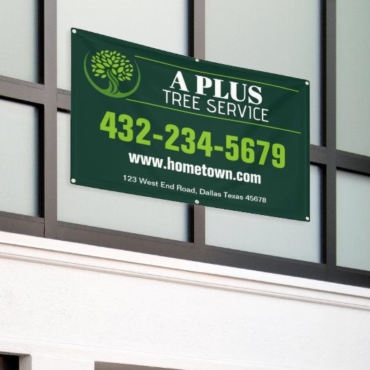 Baumschneidung Banner (Äußeres Gebäude)