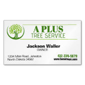 Baumschneidung Magnetische Visitenkarte (Vorderseite)