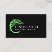 Baumschullehrer Rasenpflege Landschaften Visitenkarte (Vorderseite)