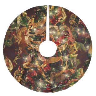 Baumschürze Polyester Weihnachtsbaumdecke