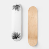 Baumsilhouette Skateboard (Vorderseite)