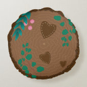 Baumsklave mit Bärensalon Monogram Kissen (Rückseite)