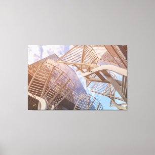 Baumskulpturen Leinwanddruck