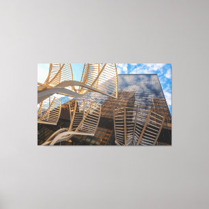 Baumskulpturen Leinwanddruck