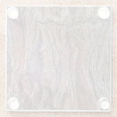 Baumstamm Foto Rot braun Streifen Holzkornbart Glasuntersetzer (Rückseite)