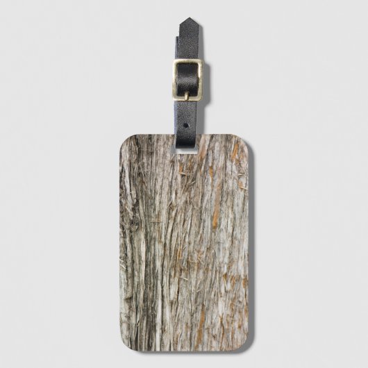 Baumstamm Gepäckanhänger (Vorderseite Vertikal)