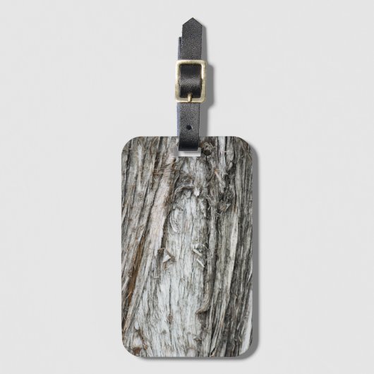 Baumstamm Gepäckanhänger (Vorderseite Vertikal)
