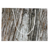 Baumstamm Große Geschenktüte (Rückseite)