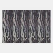 Baumstamm-Hintergrundmuster Geschenkpapier Set (Vorderseite 3)