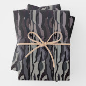 Baumstamm-Hintergrundmuster Geschenkpapier Set (Beispiel)