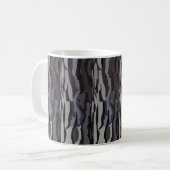 Baumstamm-Hintergrundmuster Kaffeetasse (Vorderseite Links)