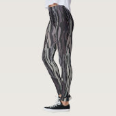 Baumstamm-Hintergrundmuster Leggings (Links)