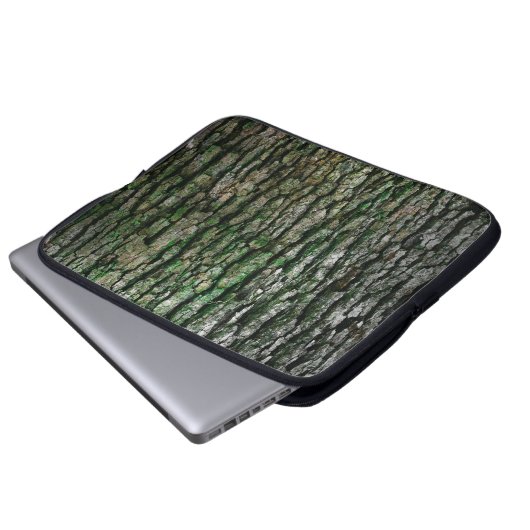 Baumstamm (Holzbrücke) Laptopschutzhülle (Vorne Knopf)