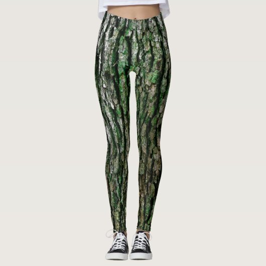 Baumstamm (Holzbrücke) Leggings (Vorderseite)