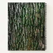 Baumstamm (Holzbrücke) Notizblock (Rückseite)