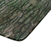 Baumstamm (Holzbrücke) Schneidebrett (Ecke)