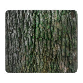 Baumstamm (Holzbrücke) Schneidebrett (Vorderseite)