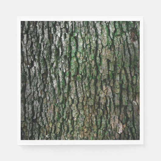 Baumstamm (Holzbrücke) Serviette (Vorderseite)