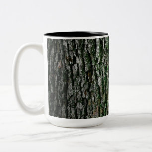 Baumstamm (Holzbrücke) Zweifarbige Tasse