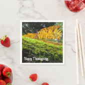 Baumstamm in Lush Moss - Benutzerdefinierter Ernte Serviette (Beispiel)