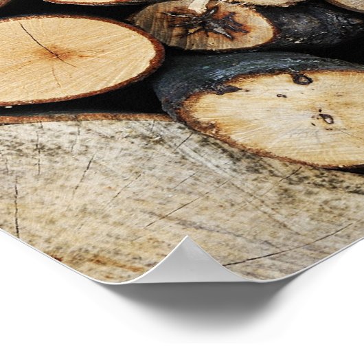 Baumstamm Poster (Ecke)