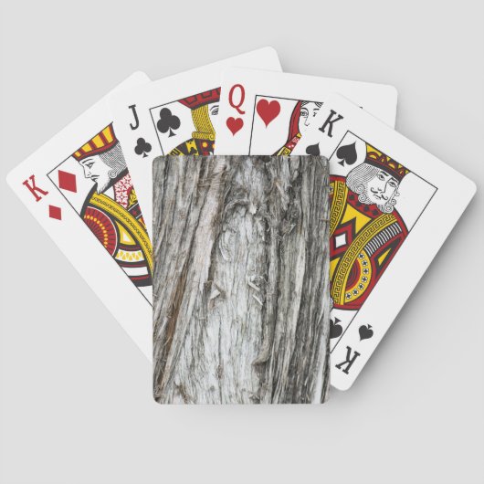 Baumstamm Spielkarten (Rückseite)