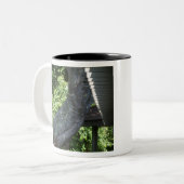 Baumstamm Zweifarbige Tasse (Vorderseite Links)