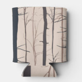 Baumstämme: lebenslose Silhouette. Dosenkühler (Rückseite)