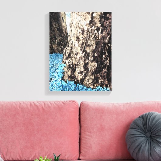 Baumstämme Leinwanddruck (Insitu (Wohnzimmer))