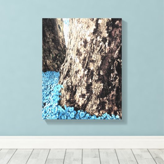 Baumstämme Leinwanddruck (Insitu (Holzboden))