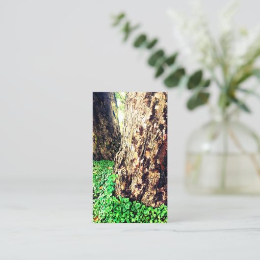 Baumstämme Visitenkarte (Stehend Vorderseite)