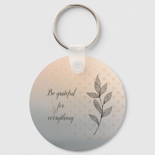 Baumstruktur Blätter Muster Schlüsselanhänger (Vorderseite)