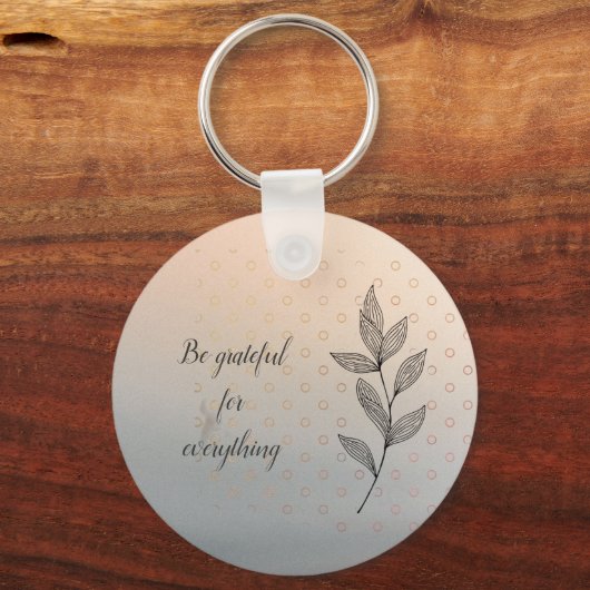 Baumstruktur Blätter Muster Schlüsselanhänger (Vorderseite)