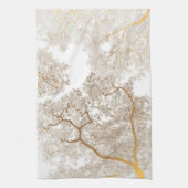 Baumstruktur Karte 1 Geschirrtuch (Vertikal)