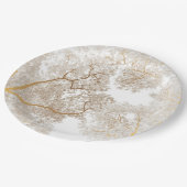 Baumstruktur Karte 1 Pappteller (Schrägansicht)