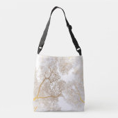 Baumstruktur Karte 1 Tragetaschen Mit Langen Trägern (Rückseite)