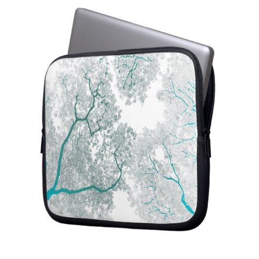 Baumstruktur Karte 3 Laptopschutzhülle (Vorderseite Links)