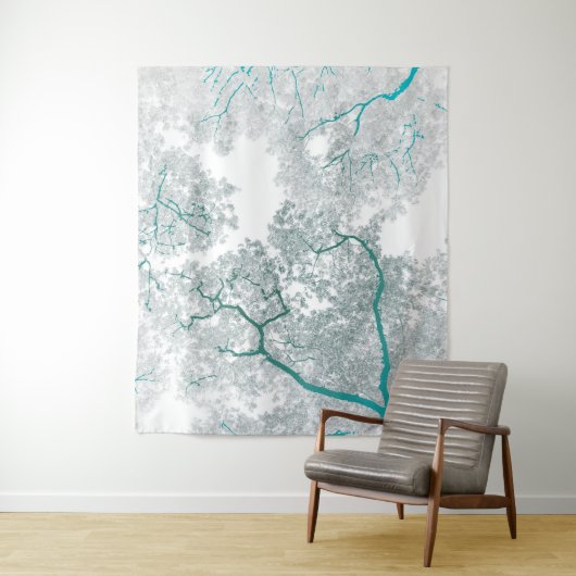 Baumstruktur Karte 3 Wandteppich (Beispiel)