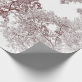 Baumstruktur Karte 4 Geschenkpapier (Ecke)