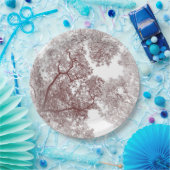 Baumstruktur Karte 4 Pappteller (Party)