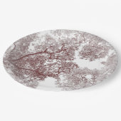 Baumstruktur Karte 4 Pappteller (Schrägansicht)