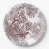 Baumstruktur Karte 4 Pappteller (Vorderseite)