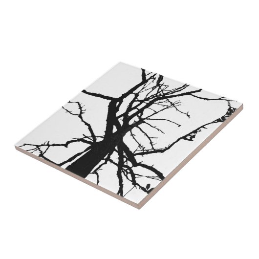 Baumstruktur oberste Abstrakte Tile Fliese (Seite)