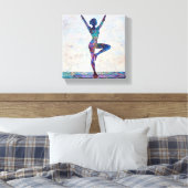 Baumstruktur Pose Canvas Print Leinwanddruck (Insitu (Schlafzimmer))