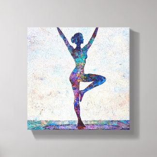 Baumstruktur Pose Canvas Print Leinwanddruck