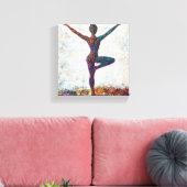 Baumstruktur Pose Canvas Print Leinwanddruck (Insitu (Wohnzimmer))