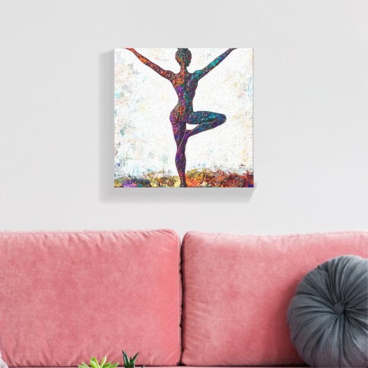 Baumstruktur Pose Canvas Print Leinwanddruck (Insitu (Wohnzimmer))