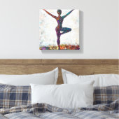 Baumstruktur Pose Canvas Print Leinwanddruck (Insitu (Schlafzimmer))