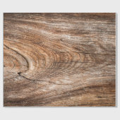 Baumstruktur Rohholz Geschenkpapier (Flach)