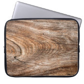 Baumstruktur Rohholz Laptopschutzhülle (Vorderseite)